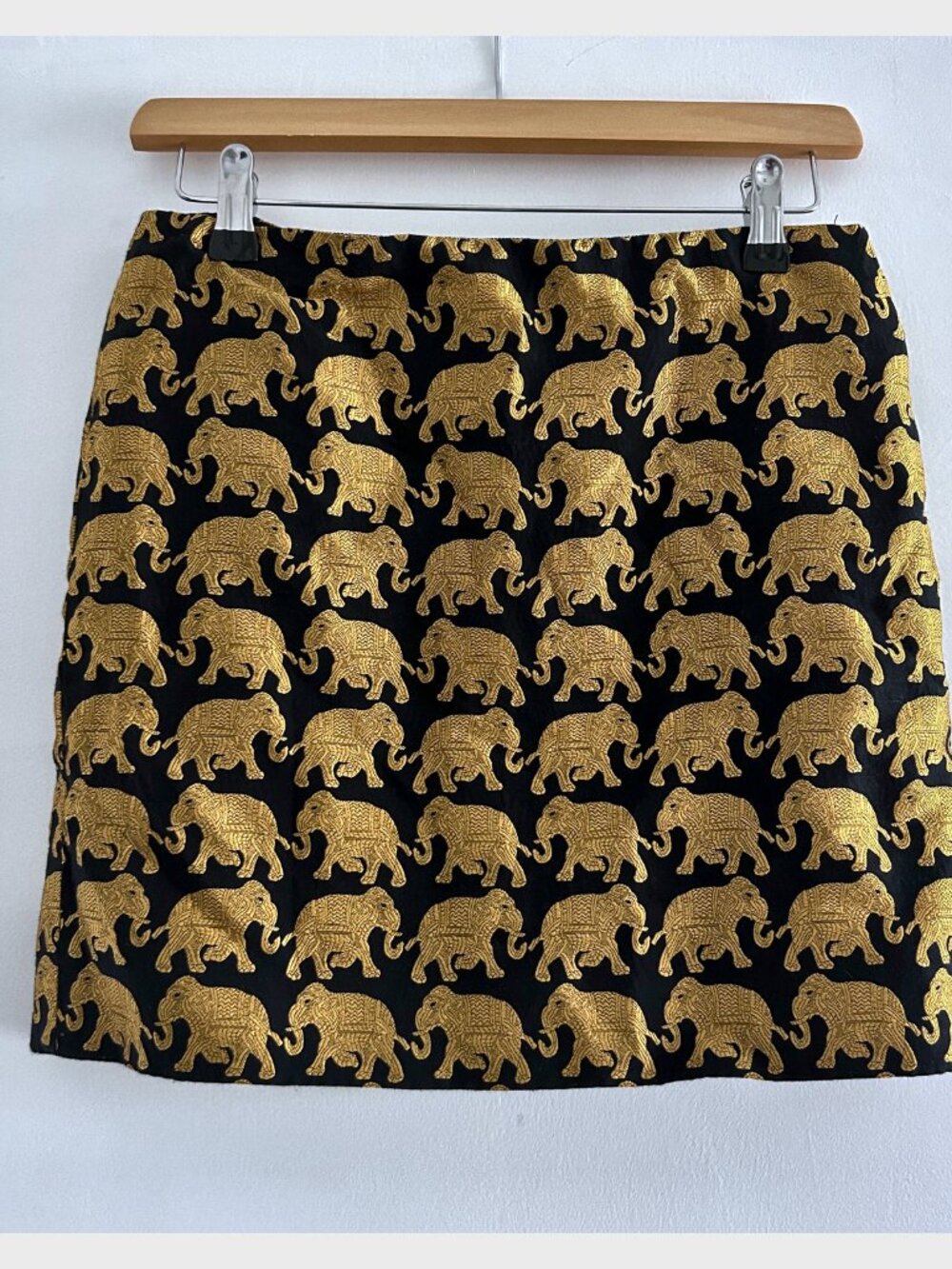 J.Crew Origami Skirt in Elephant Parade